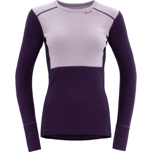 Devold Lauparen Merino 190 Base Shirt Womens, Orchid / Lilac / Ink, XS
