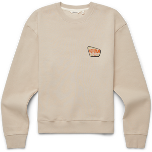 Cotopaxi Camp Life Organic Crew Sweatshirt Womens, Oatmeal, S