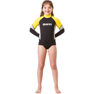 Mares Rash Guard UPF Block 80+ Junior, Yellow, S