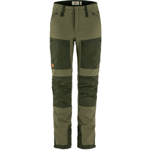 Fjällräven Keb Agile Trousers Womens, Laurel Green / Deep Forest (625-662), 34, Regular" 32