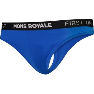 Mons Royale Merino Thong Womens, Pop Blue, XS