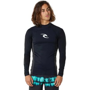 Rip Curl Waves UPF Performance Long Sleeve Mens, Black (2025), S