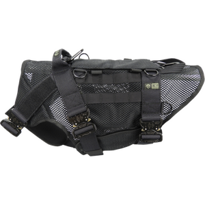 K9 Thorn Tactical Harness - Constructional Net, Black, XL (80-90 cm)