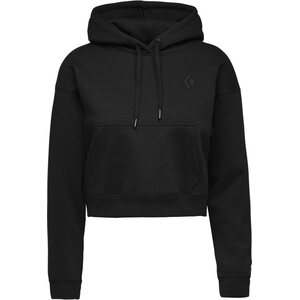 Black Diamond Crop Pullover Hoody Womens, Black, XL