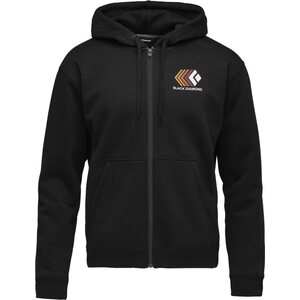 Black Diamond Faded Full Zip Hoody Mens, Black, S