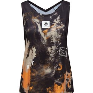 Mammut Massone Sport Tank Top Sender Womens, Black - Tangerine, S