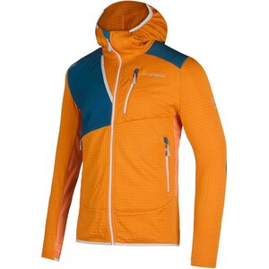 La Sportiva Lucendro Thermal Hoody Mens, Hawaiian Sun / Storm Blue, S