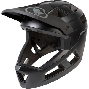 Endura Singletrack Full Face Helmet, Black, M-L