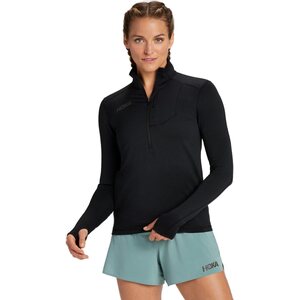 Hoka Half Zip Womens, Black, XL