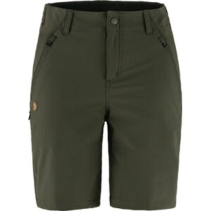 Fjällräven Abisko Trail Stretch Shorts Womens, Deep Forest (662), 38