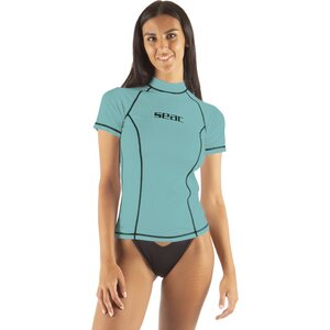 Seacsub Rash Guard T-Sun Short Womens, Tiffany, XS