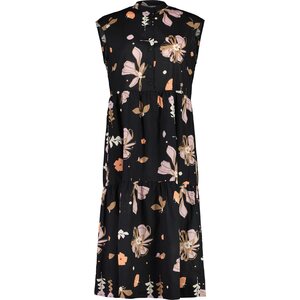 Maloja PilatusM. Organic Cotton Dress Womens, Deep Black Flora, M