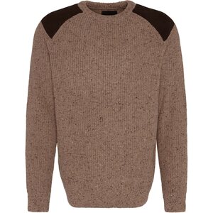 Barbour Raisthorpe Crew Neck Jumper Mens, Oatmeal, S