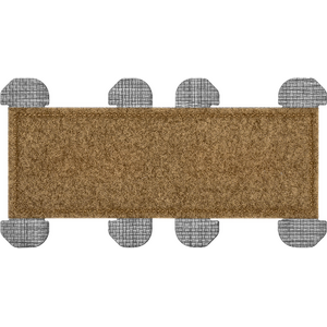 Ferro Concepts FCPC Rear ID Panel, Coyote Brown