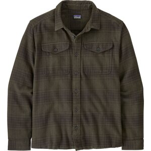 Patagonia Fjord Flannel Shirt Mens, Cascade: Basin Green, S