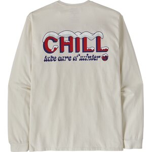 Patagonia Long-Sleeved Chill Responsibili-Tee Mens, Birch White, L