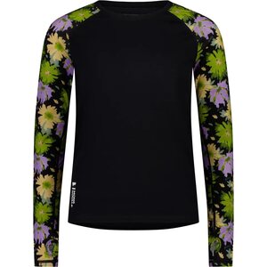 Mons Royale Bella Merino Long Sleeve Womens, Alpine Bloom / Black, XS