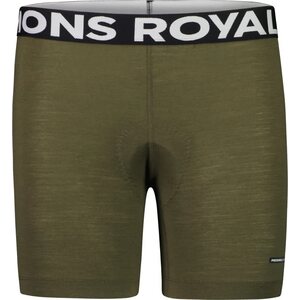 Mons Royale Low Profile Merino Air-Con Bike Short Liner Womens, Dark Olive, S