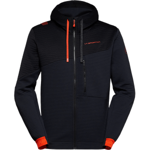 La Sportiva Method Hoody Mens, Black / Cherry Tomato, M