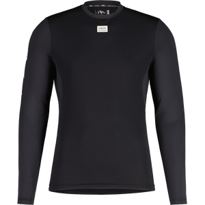 Maloja ParesM. Base Layer Shirt Mens, Deep Black, S