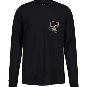 Maloja ChliM. Longsleeve Mens, Deep Black, L