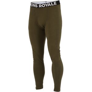 Mons Royale Cascade Merino Flex Legging Mens, Dark Olive, XL