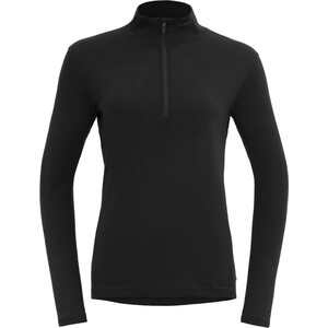 Devold Jakta Merino 200 Zip Neck Womens, Black, XS