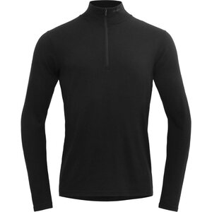 Devold Jakta Merino 200 Zip Neck Mens, Black, S