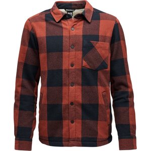 Black Diamond Project Lined Flannel Mens, Iron Red / Black Plaid, S
