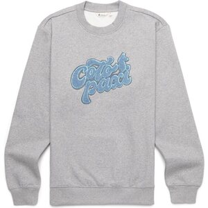 Cotopaxi Coto-Patch Crew Sweatshirt Mens, Heather Grey, L