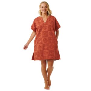 Rip Curl Holiday Poncho Womens, Rust, S-M
