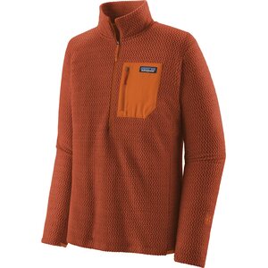 Patagonia R1 Air Zip Neck Mens, Burnished Red, S