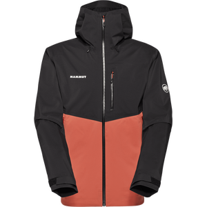 Mammut Alto Guide HS Hooded Jacket Men, Brick-Black, L