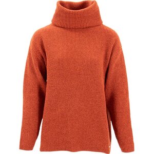 Sätila Sandby Polo Sweater Womens, Orange Melange, M