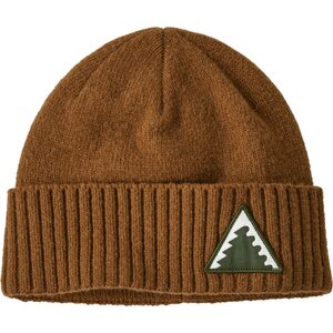 Patagonia Brodeo Beanie, Dawn Tracks Patch: Shelter Brown, One Size
