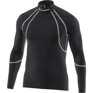 Löffler Turtleneck Longsleeve Airvent Transtex Light Men, Black / White (991), 46