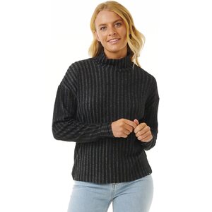 Rip Curl Cosy Fleece Crew
 Womens, Black Marl, XL