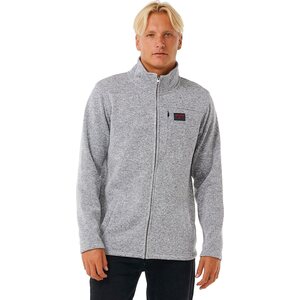 Rip Curl Crescent Zip Thru Mens, Grey Marle, S