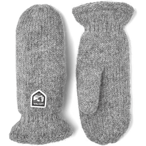 Hestra Basic Wool Mitt, Grey, 10