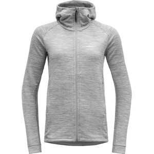 Devold Nibba Jacket w/Hood Womens, Grey Melange, L