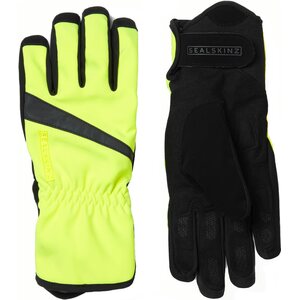 Sealskinz Bodham Waterproof All Weather Cycle Glove, Neon Yellow, L