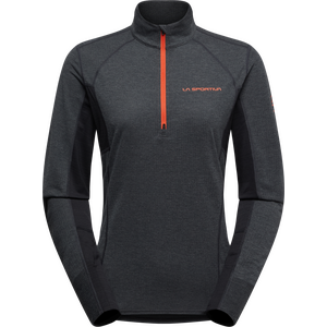 La Sportiva Swift Longsleeve Womens, Black / Cherry Tomato, M