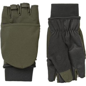 Sealskinz Walpole Windproof Cold Weather Convertible Mitt, Olive, XL