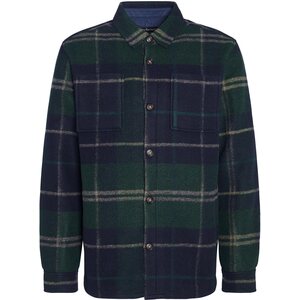 Barbour Chapter Tailored Check Overshirt Mens, Green Loch Tartan, S