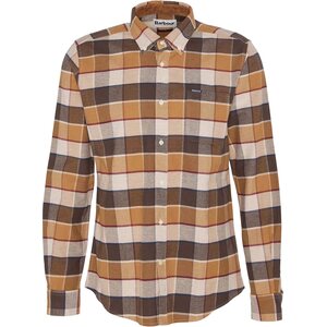 Barbour Valley Tailored Shirt Mens, Brown, M