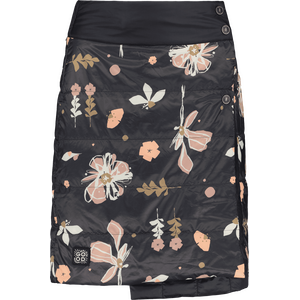 Maloja SchneeeuleM. Primaloft Skirt, Deep Black Flora, L