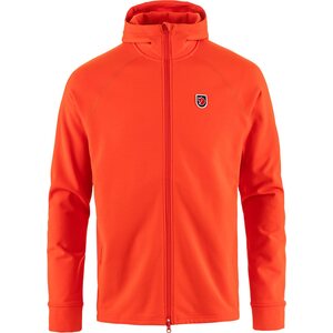 Fjällräven Expedition Fleece Hoodie Mens, Flame Orange (214), M