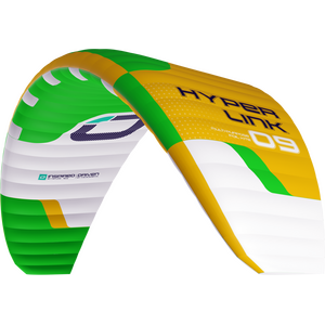 Ozone Hyperlink V4 Kite Only 11m², Green/Yellow/White