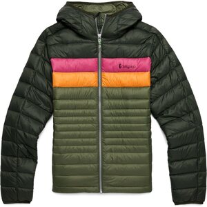 Cotopaxi Fuego Down Hooded Jacket Womens, Woods and Fatigue, L