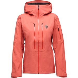 Black Diamond Recon Stretch LT Shell Womens, Baja Sunrise, M